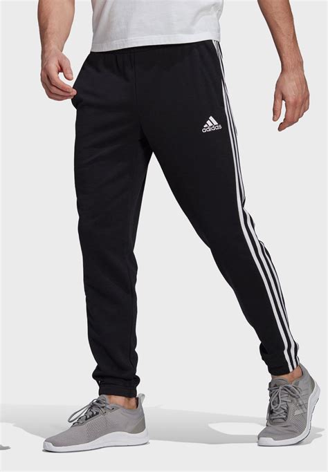 slim fit sweatpants adidas|adidas 3 stripe sweatpants modells.